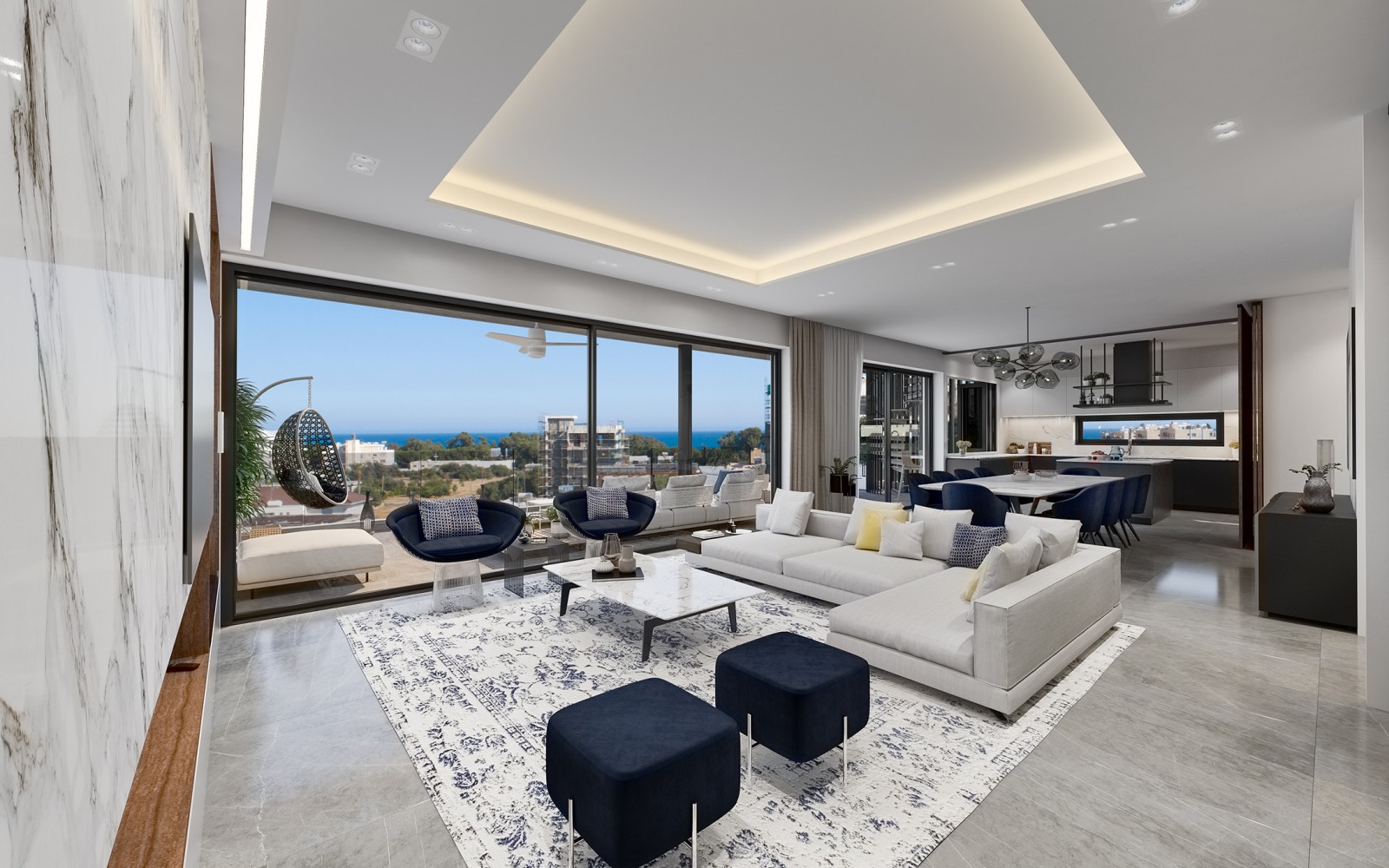 4-Bedroom Full Floor Penthouse With Pool 