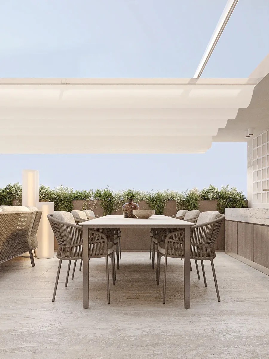Aphelion 302: Top-Floor Penthouse With Roof Garden In Kapsalos