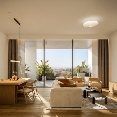 Arya: 2-Bed Apartment with Veranda, Germasogeia