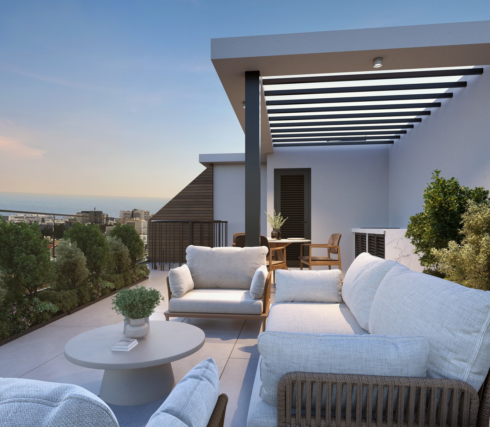 3-Bed Penthouse With Roof Garden In Agios Athanasios