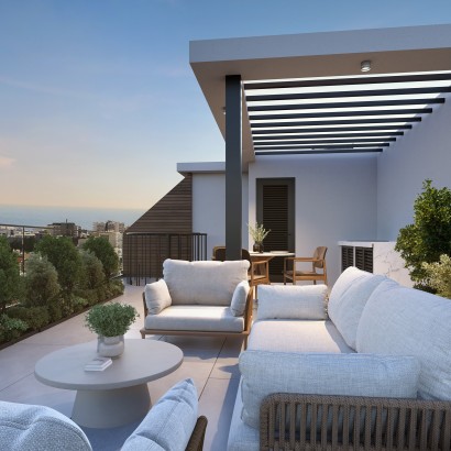 3-Bed Penthouse with Roof Garden in Agios Athanasios