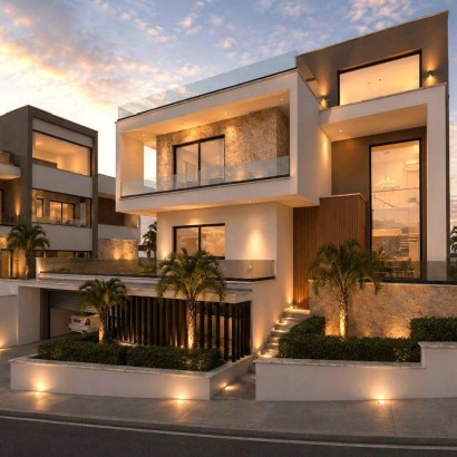 New 5-Bedroom Villa with Private Pool for Sale in Agios Tychonas, Limassol