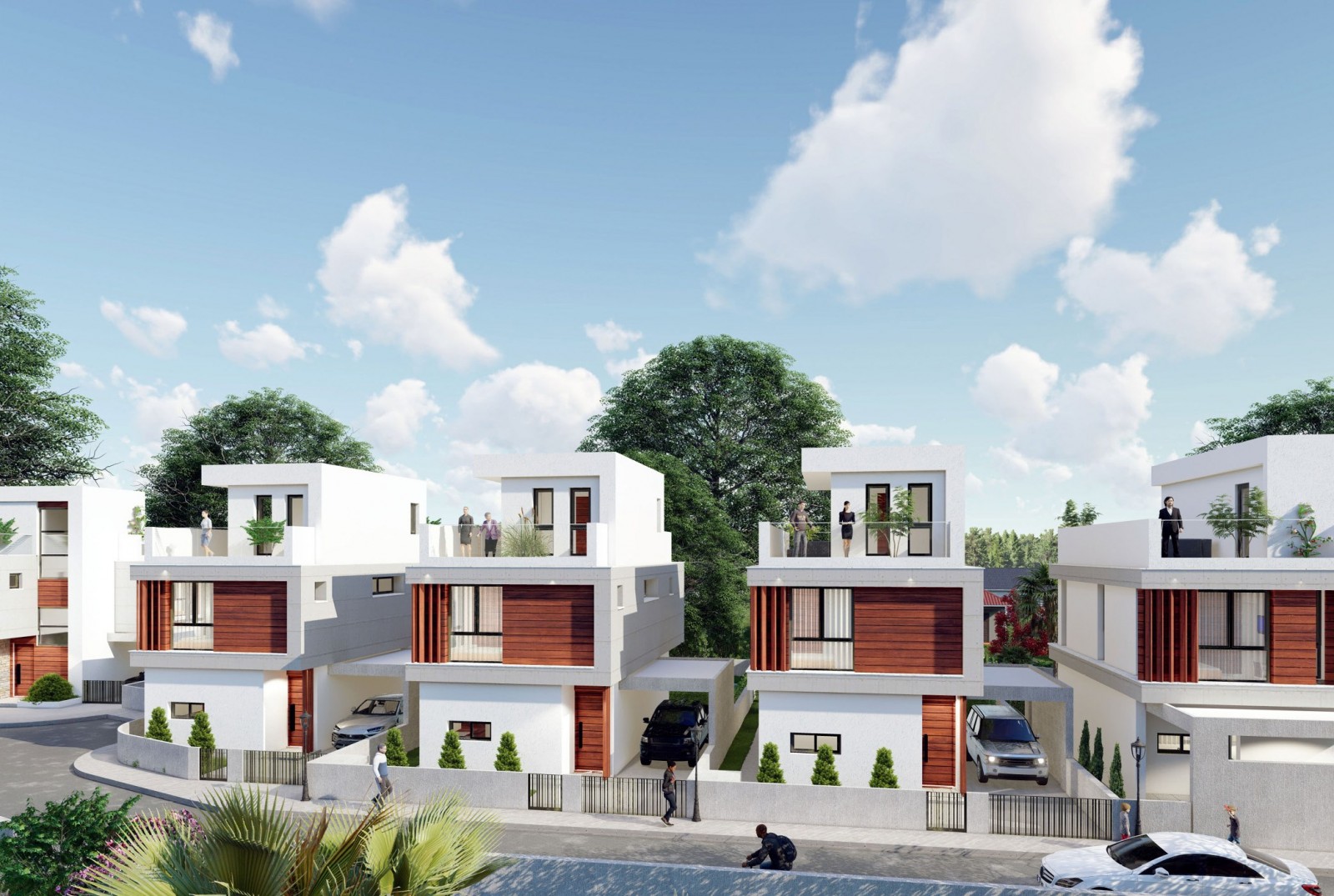 New 4-Bedroom Villa With Roof Terrace For Sale In Agios Tychonas, Limassol