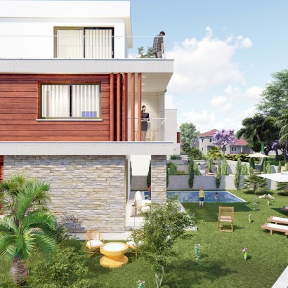 New 4-Bedroom Villa with Roof Terrace for Sale in Agios Tychonas, Limassol