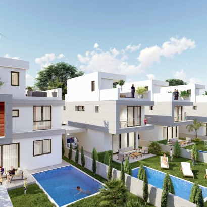 New 4-Bedroom Villa with Private Garden for Sale in Agios Tychonas, Limassol