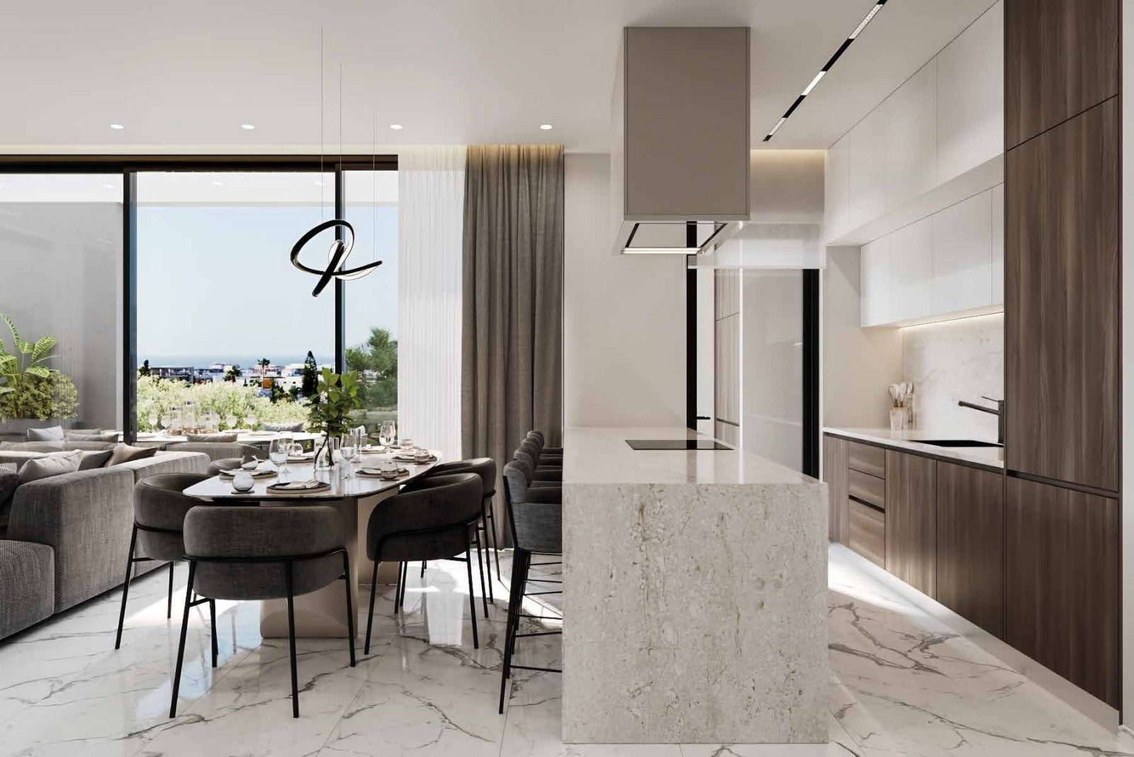 New 3-Bedroom Apartment With Large Covered Veranda For Sale In Germasogeia, Limassol