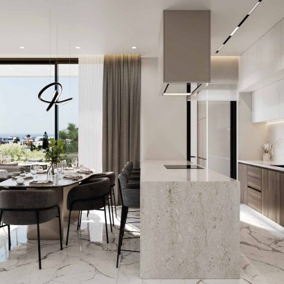 New 3-Bedroom Apartment with Large Covered Veranda for Sale in Germasogeia, Limassol
