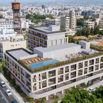 New 1-Bedroom Apartment with Rooftop Pool for Sale in Limassol City Centre, Limassol
