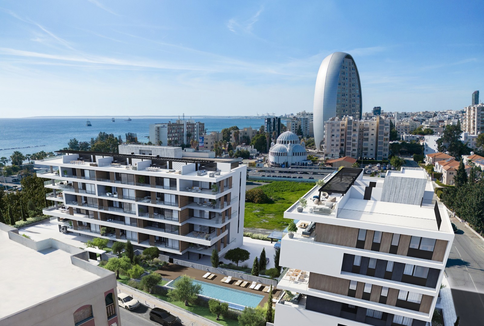 New 2-Bedroom Apartment With Communal Pool For Sale In Potamos Germasogeia, Limassol