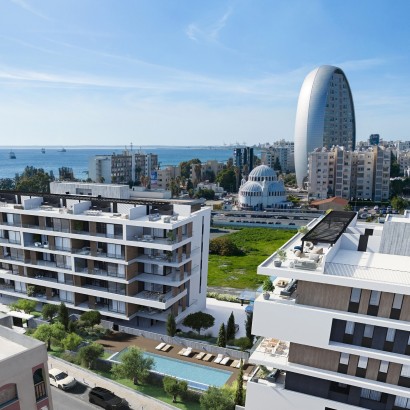 New 2-Bedroom Apartment with Communal Pool for Sale in Potamos Germasogeia, Limassol