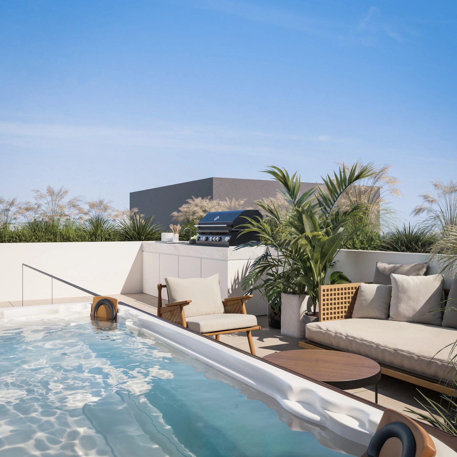 New 2-Bedroom Penthouse With Roof Garden For Sale In Germasogeia, Limassol
