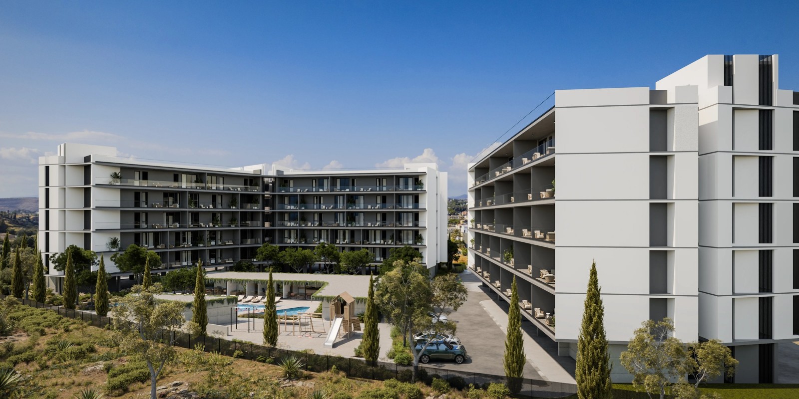 New 2-Bedroom Apartment With Communal Pool For Sale In Kato Polemidia, Limassol