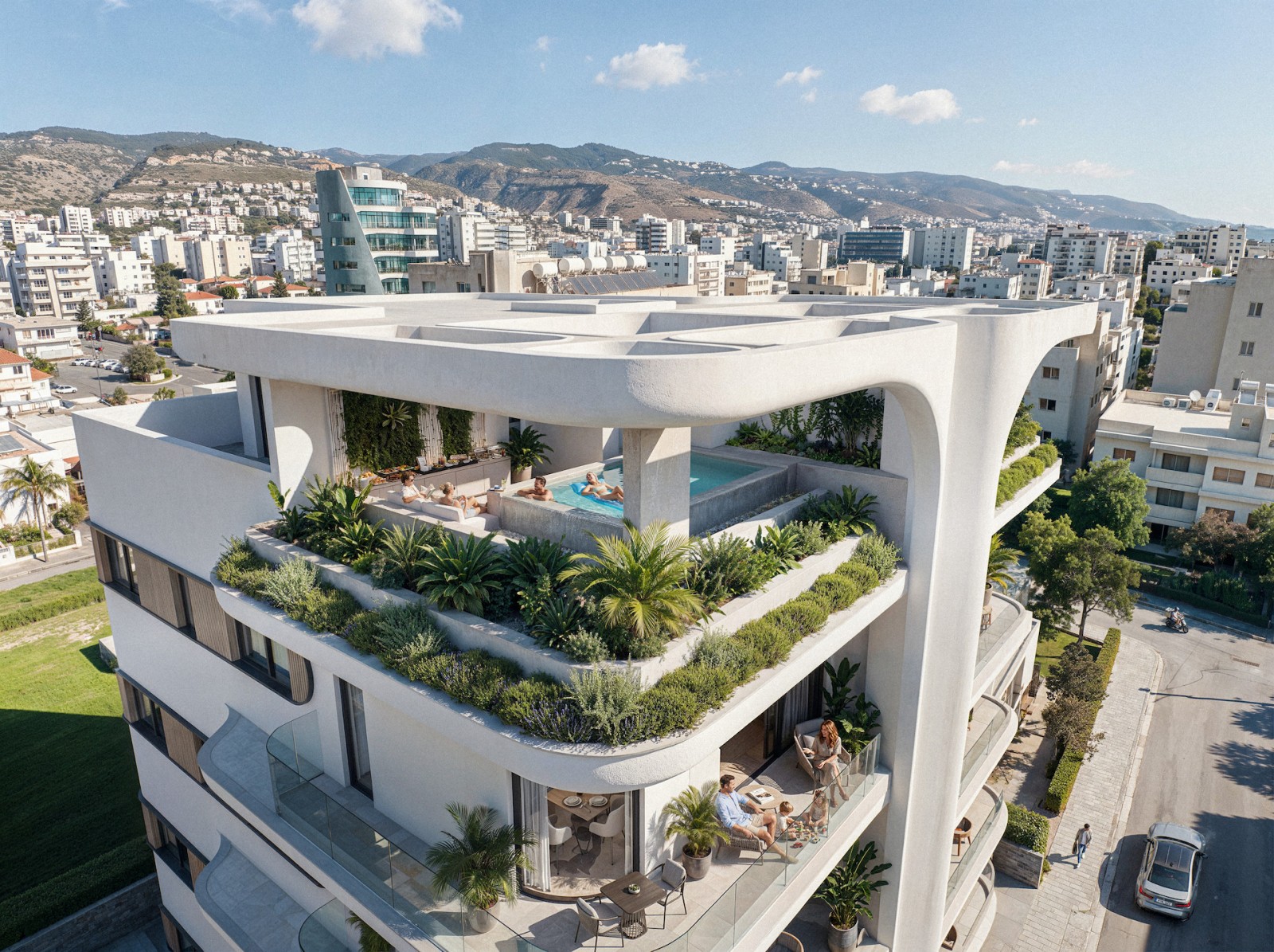New 2-Bedroom Penthouse With Roof Garden For Sale In Neapolis, Limassol