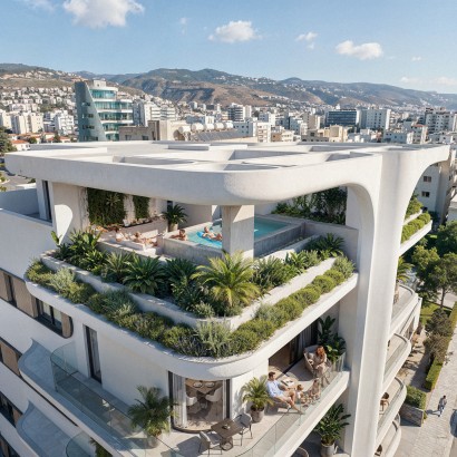 New 2-Bedroom Penthouse with Roof Garden for Sale in Neapolis, Limassol