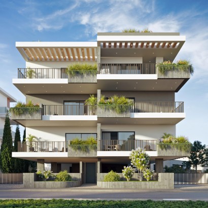 New 1-Bedroom Apartment with Covered Veranda for Sale in Kato Polemidia, Limassol