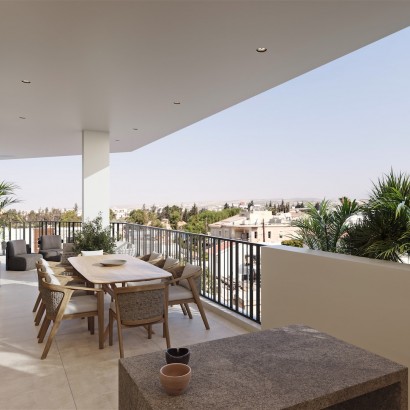 New 1-Bedroom Apartment with Covered Veranda for Sale in Kato Polemidia, Limassol